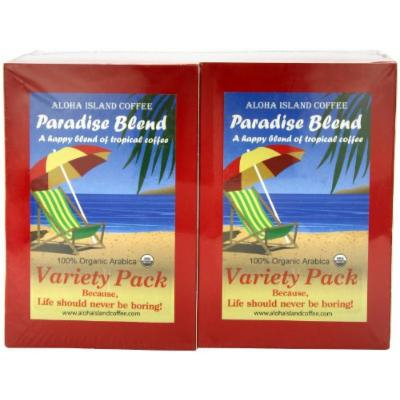 Aloha Island Coffee Company Variety Pack, 36-Count Organic Coffee Pods
