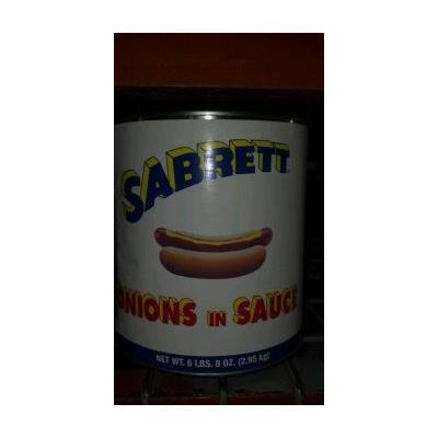 Sabrett: Onions in Sauce 6/104 Oz. Case