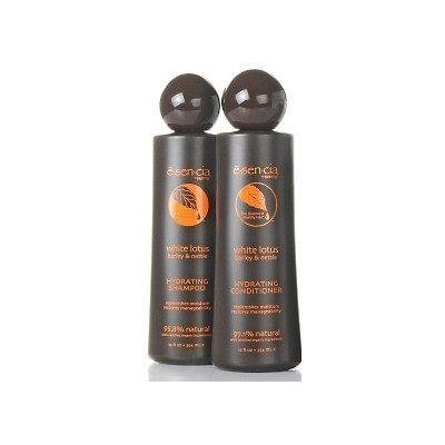Samy Esencia Hydrating Collection, Shampoo and Conditioner with White Lotus, Barley & Nettle, 12 Oz. Each.
