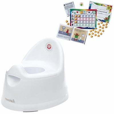 Munchkin Arm & Hammer Natural Fit Potty with Potty Training Chart System (Pink)