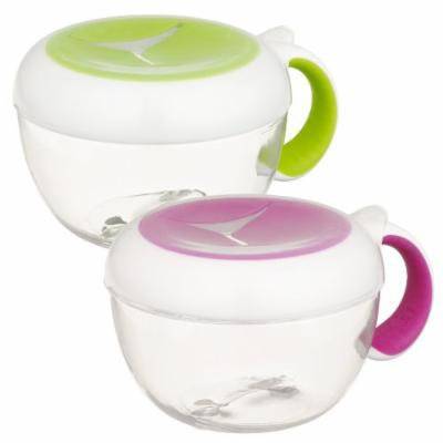 OXO Tot Flippy Cup, 2 Pack - Green/Pink