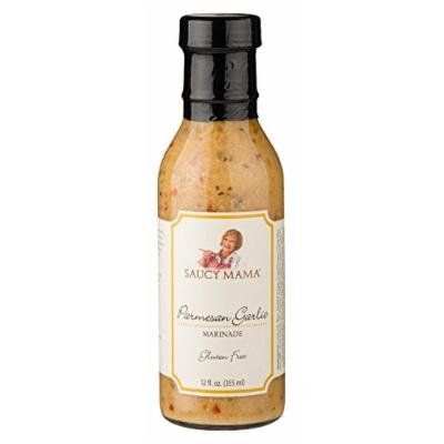 Saucy Mama Parmesan Garlic Marinade, 12-Ounce Boxes (Pack of 6)