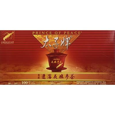 Prince of Peace Instant American Ginseng Tea 100 Tea Bags