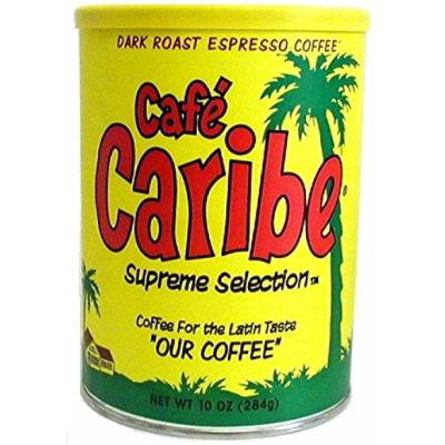 Cafe Caribe Espresso Coffee Can (12/10 oz Case)