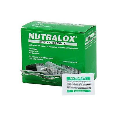 Nutralox Mint Flavored Antacid 100/box
