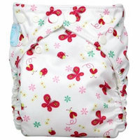 Charlie Banana Diaper In Bellywrap, Butterfly, Medium, 0.42 Pounds (Pack of 24)