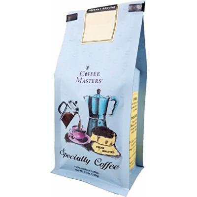 Coffee Masters Flavored Coffee, Creme Brulee Decaffeinated, Whole Bean, 12-Ounce Bags (Pack of 4)