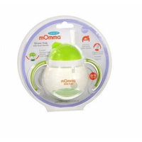 mOmma Straw Cup with Dual Handles, 9m+, Green 1 ea