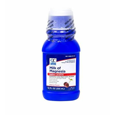 Quality Choice Milk Of Magnesia Cherry Flavor 12 Fluid Ounces (355ml) , Plastic Bottle (Pack of 6)