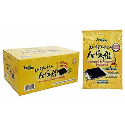 Jayone Winter Harvest Seasoned and Roasted Seaweed, 0.63 Ounce (Pack of 10)