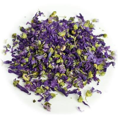 Premium Natural Blue Mallow (Malva sylvestris) Flower Loose Leaf Herbal Tea 2 Oz. Bag