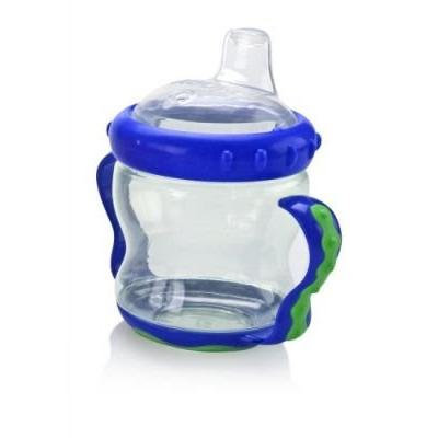 Nuby 2 Handle Cup with Soft Spout, 7 Ounce, Blue