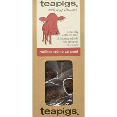 teapigs Rooibos Creme Caramel Tea, 15 Count (Pack of 6)