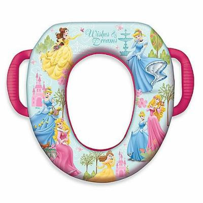 Ginsey Disney Baby Soft Potty Seat - Wishes & Dreams Princess (Cinderella, Belle & Aurora)