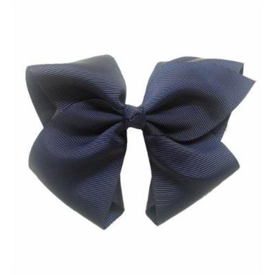 Navy Extra Large Bow Hair Clip