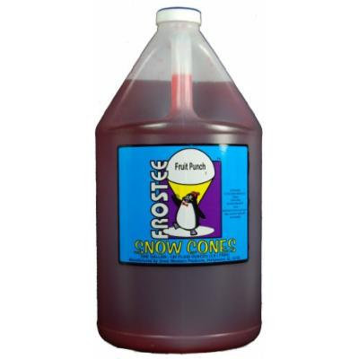 Frostee Snow Cone Syrup, Fruit Punch, 128 Ounce (pack of 4)