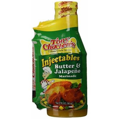 Tony Chachere Injectable Marinades with Injector, Butter and Jalapeno, 3 Count