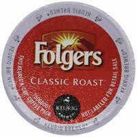 Folgers Classic Roast Coffee Keurig K-Cups, 72 Count
