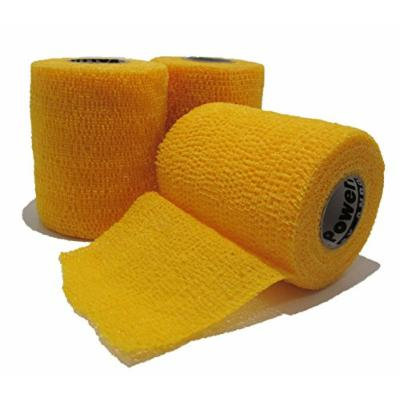 Powerflex 3 Cohesive Flexible Bandage/tape 3-pack (Yellow)