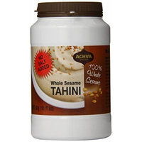 Achva Tahini, Dark with Shell, 17.6-Ounce Jars (Pack of 12)