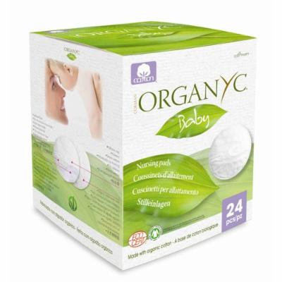 Organyc Nursing Pads Made With Organic Cotton - 24 Count