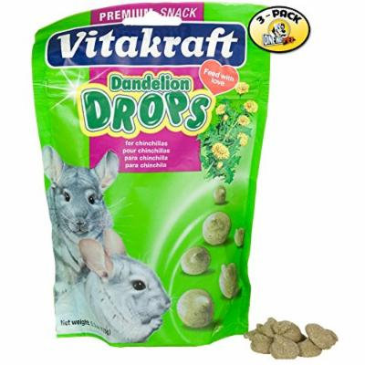 Vitakraft Dandelion Drops for Chinchillas - 5.3oz 3 PACK