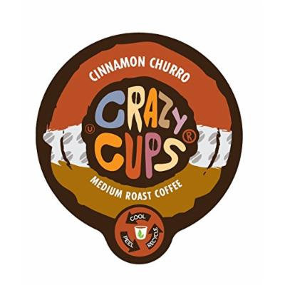 Crazy Cups Cinnamon Churro Flavored Coffee Single Serve Cups (88 Count)