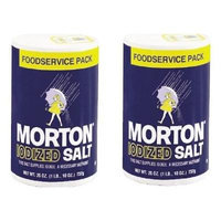 Morton Iodized Salt 26 oz (2PK-FoodService)