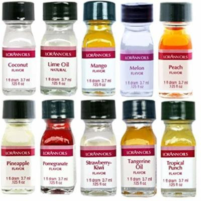 Lorann Oils Dram 10 Pack FF#2 Fruit Flavor (Pack of 10), 1 Dram