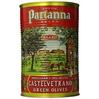 Partanna Green Castelvetrano Sicily Oilves, Pitted, 5.1 Pound