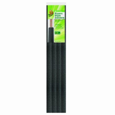 Duck Brand 1285250 Insulating Foam Pipe Covers, 0.5-Inch by 3-Feet, Pack of 4 Sticks