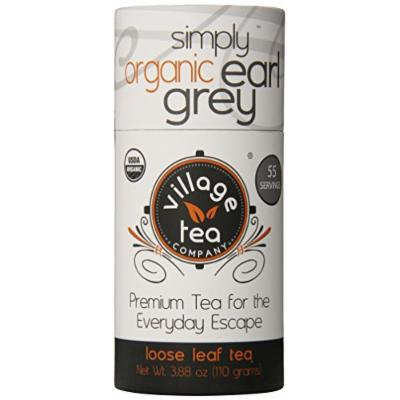 Village Tea Company Simply Earl Grey Loose Leaf Tea, 3.88-Ounce Canisters (Pack of 2)