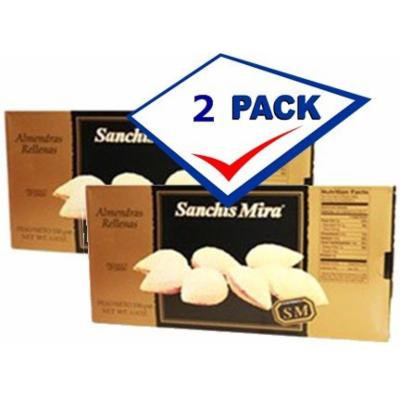 Sanchis Mira Turron Almendras Rellenas. Just arrived from Spain 5.3 oz. Pack of 2