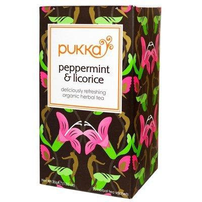 Pukka Herbal Teas Organic Herbal Tea - Peppermint And Licorice - Caffeine Free - 20 Bags