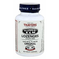 Thayers - Slippery Elm Lozenges Sugar-Free Original - 100 Lozenges