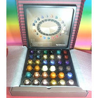 Nespresso 36 x Assorted Capsules, With Free Wooden Case - Gift Box - Pod Holder. (Capacity 36 capsules) Full Box