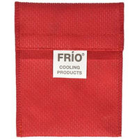 Frio Cooling Wallet- MINI - Red- Holds Single Insulin Vial or Eye Drop Bottle - Keeps insulin cool more than 45 hours without EVER needing refrigeration!--Low Shipping Rates--