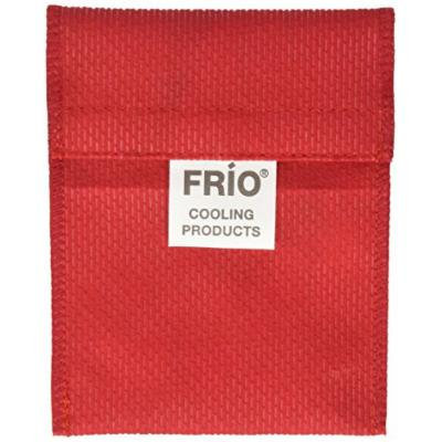 Frio Cooling Wallet- MINI - Red- Holds Single Insulin Vial or Eye Drop Bottle - Keeps insulin cool more than 45 hours without EVER needing refrigeration!--Low Shipping Rates--