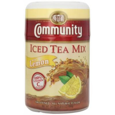 Community Coffee Lemon and Sugar Tea Mix, 24 oz., 6 Count