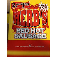 Herb's Red Hot Sausage 50ct 2 for $1