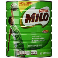 Nestlé Milo Chocolate Malt Beverage Mix Jumbo 3.3 Pound Can (1.5kg)
