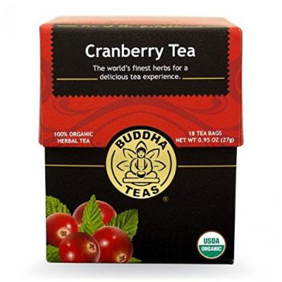 Cranberry Tea - Organic Herbs - 18 Bleach Free Tea Bags