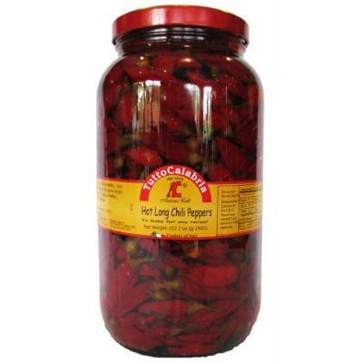 Tutto Calabria Hot Long Chili Peppers Large 102.2 oz. Jar