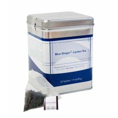 Harney & Sons BLUE GINGER Lychee Tea 20 ct Sachet Tin