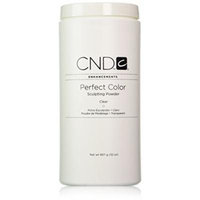 Creative Nail Perfect Color Powder False Nails, Clear, 32 Ounce