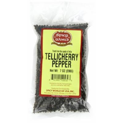 Spicy World Tellicherry Pepper, 7 Ounce Units