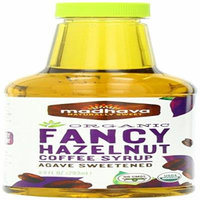 Madhava Natural Sweeteners Organic Coffee Syrup Agave Sweetened, Fancy Hazelnut, 9.9 Ounce