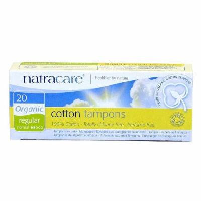 Natracare Organic All-Cotton Tampons, Regular, 20 ea 1 ea