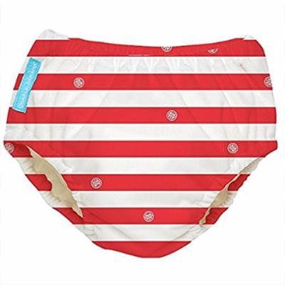 Charlie Banana Extraordinary Best Reusable Swim Diaper (Small, Red Stripes)