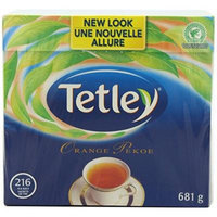 Tetley Tea, Orange Pekoe, 216 Count - 2 Pack